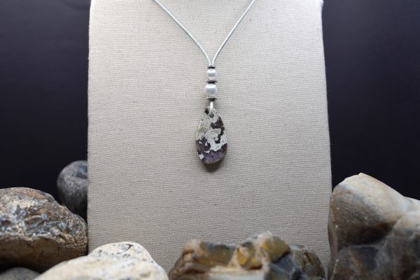 Burro Creek Agate Necklace — BCA #119