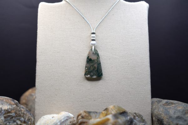 Green Moss Agate Necklace — GMA #114
