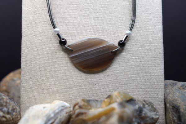 Yellowstone River Agate Necklace — YSRA #115