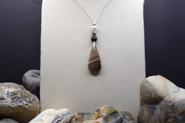 Yellowstone River Agate Necklace — YSRA #118