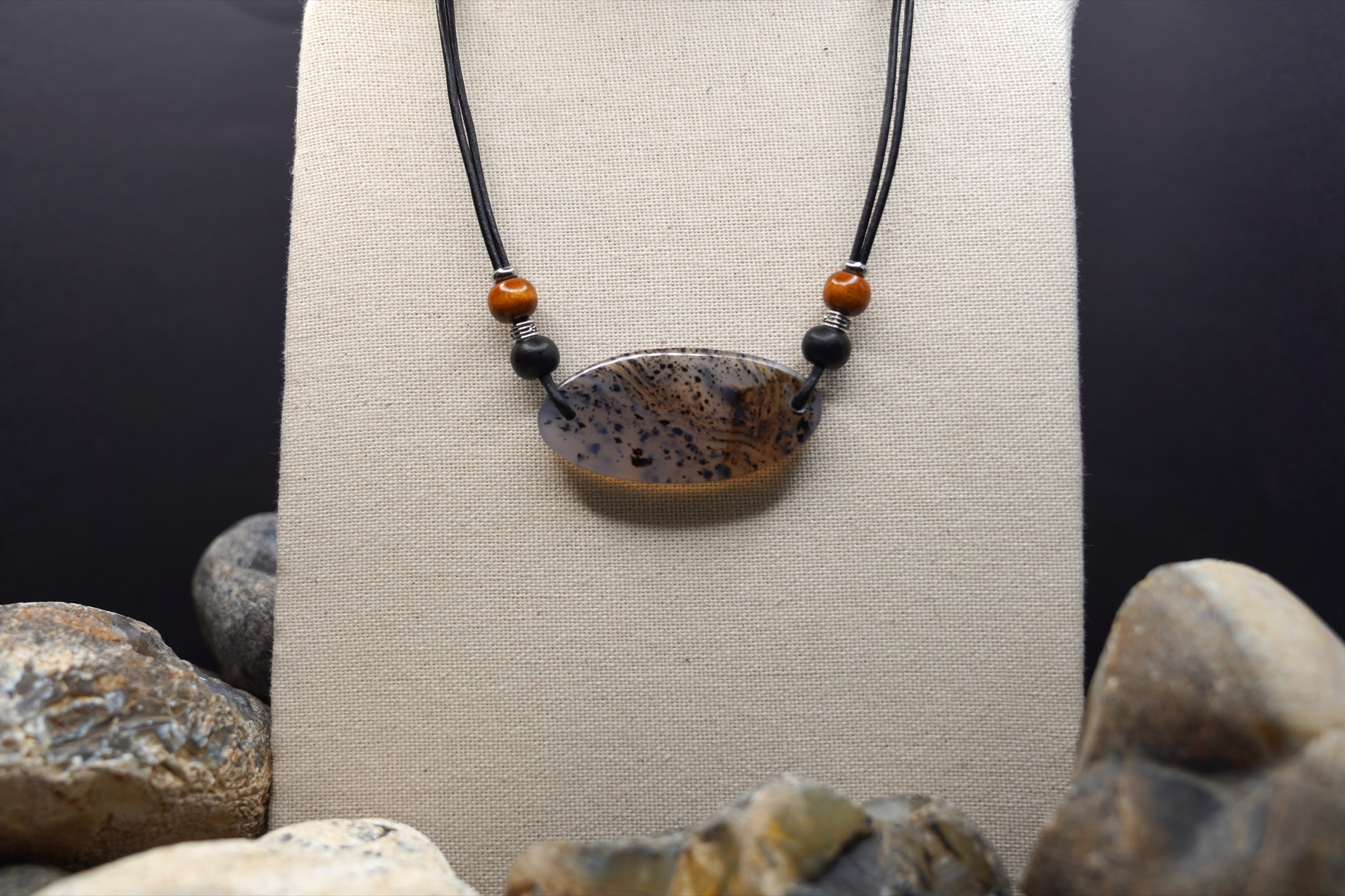 Montana Moss Agate Necklace — YSRA #121