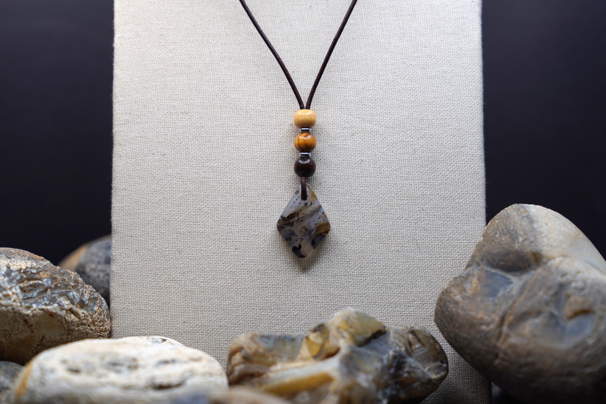 Montana Moss Agate Necklace — YSRA #125